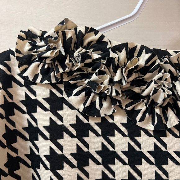 Danny & Nicole houndstooth ruffled open front blazer size 24W (3x) classic - Picture 8 of 8